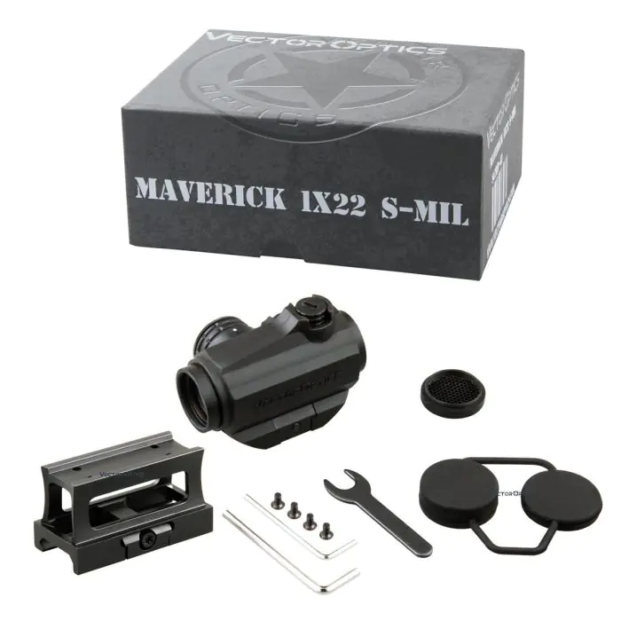 Бързомер Maverick 1x22 3MOA Vector Optics - isd-bg.com