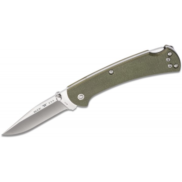 Сгъваем нож Buck 112 Slim Ranger Pro Green Knife 12108-0112ODS6-B
