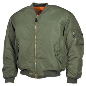 Bomber Jacket 03552B MFH MA1 GREEN 