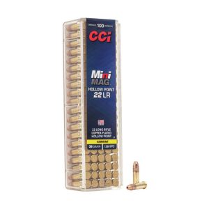 Патрони CCI Mini-Mag .22 LR, 36 gr, Copper-Plated Hollow Point (CPHP)