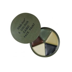 Vopsea facială de camuflaj cu oglindă Vopsea facială Web-Tex Multi Terrain
