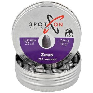 Сачми SPOTON 6.35 mm ZEUS — 2.46 g (125 бр.)