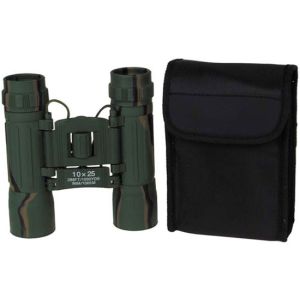 BINOCULARS 10х25 Ruby lens, woodland 34663T MFH