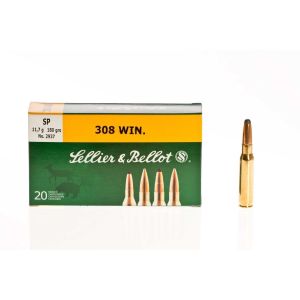 Патрони Sellier & Bellot .308 Win SP 11.7g
