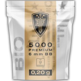 Μπάλες Bio 0.20g 6mm ELITE FORCE PREMIUM Bio λευκό 5000 τεμάχια