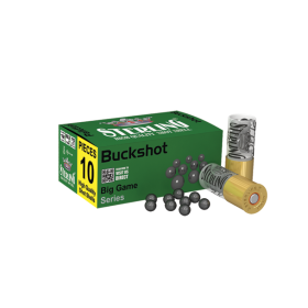 CARTUȘE STERLING 12/70 34 GR BUCKSHOT 11/0 CONCENTRATOR BIG GAME SERIES