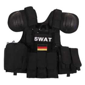 Black Modular Tactical Vest  04573A Combat  MFH