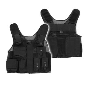 Tactical Vest Black SWAT Texar