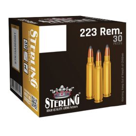 Rifle Cartridge Sterling 223 Rem SP 3.6g