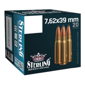 Rifle Cartridge Sterling 7,62x39mm FMJ 7.9g