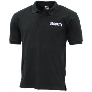 Polo shirt Security 00865A black MFH