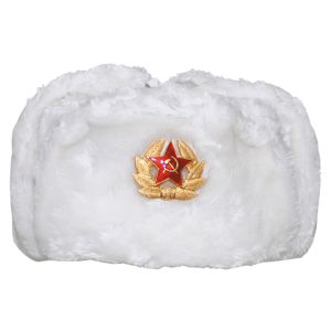RUSSIAN FUR CAP 10031L WHITE MFH