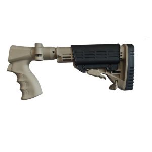 Folding stock with pistol grip for shotguns TAN ATA KALIP