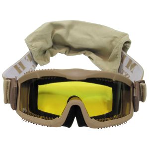 Safety Goggles Thunder Delux khaki 25853F MFH