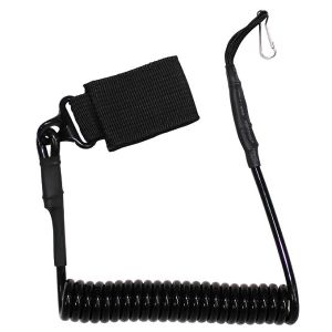 Black lanyard with carabiner 30753A MFH