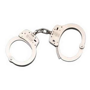  Chain-Linked Handcuffs 100 Nickel Smith&Wesson  
