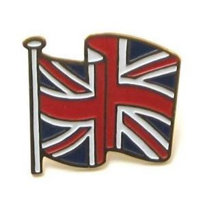 Емайлирана значка със знамето на Великобритания 530637