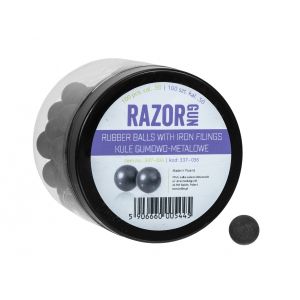 Rubber metal balls RazorGun cal. 50 for Umarex HDR HDP 100pcs