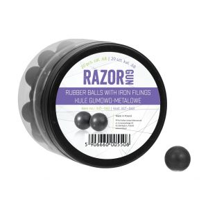 Rubber metal balls RazorGun cal. 68 for Umarex HDS 20pcs