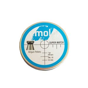 Сачми MOL 5.5mm Super Match 250бр. 1gr метална кутия