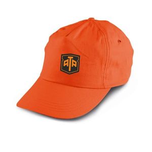 Оранжева шапка с козирка ATA