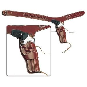 Leather belt with cells and holster N frame 6 1/2" Vega 1CA51M