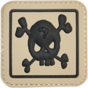 Rubber 3D patch Viper Morale Patch Skull