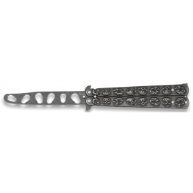 Butterfly training knife SKULLS 02216 Martinez Albainox