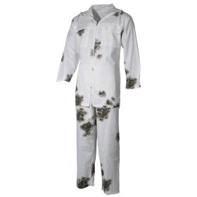 Σετ μπουφάν και παντελόνι με κουκούλα 07610 Snow Camo MFH