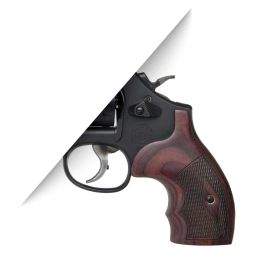 Ξύλινη λαβή για περίστροφο Smith&Wesson K/L Redwood