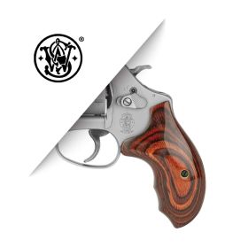 Λαβή - ξύλινη για J frame Smith & Wesson Combat Grips Rosewood