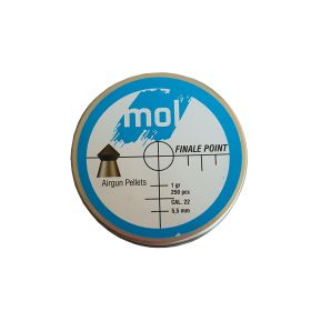 Pellets MOL 5.5mm Finale Point 250pcs 1g metal box