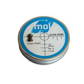 Pellets MOL 5.5mm Ultra Dome 250pcs. 1gr metal box