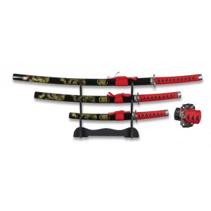 Set 3 Katana Samurais model 32137 TOLE10