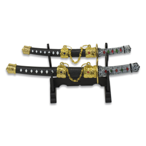 Set 2 mini samurais Katana model 32139 TOLE10
