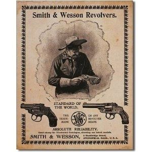 Μεταλλική αφίσα Smith & Wesson
