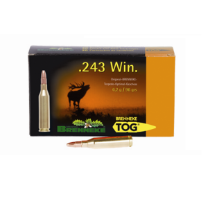 ПАТРОНИ 243 Win TOG, 6.2 g BRENNEKE