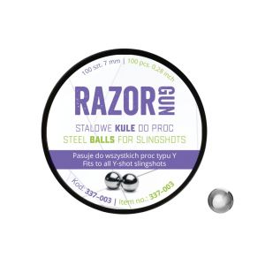 Χάλυβα σφεντόνα μπάλες 7mm 100pcs RazorGun