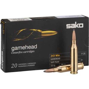 Патрони 243 Win SAKO SP Gamehead 5.8 g / 90 gr