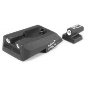 S&W Full Size 9mm 3 Dot Green Front & Rear Night Sights  SA23