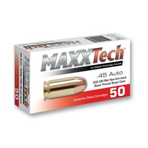 .45 ACP FMJ MaxxTech cartușe