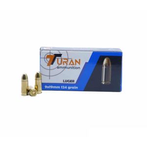 9X19 FMJ Luger 124 gr TURAN